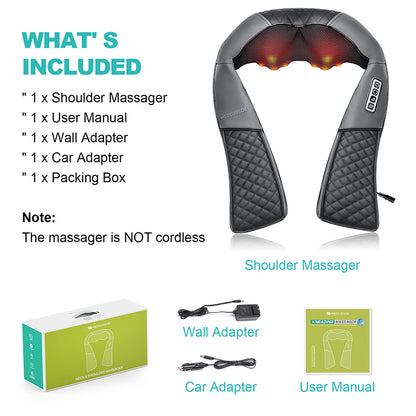 Shiatsu Neck and Shoulder Deep Tissue Massager